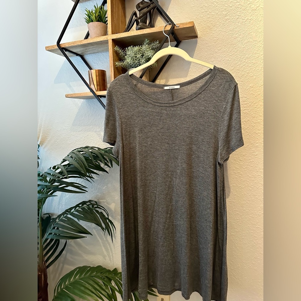 🌟 $10 or Less + BOGO on Sale Items! 🌟 TJ Maxx Acemi Gray Women's T-Shirt Dress